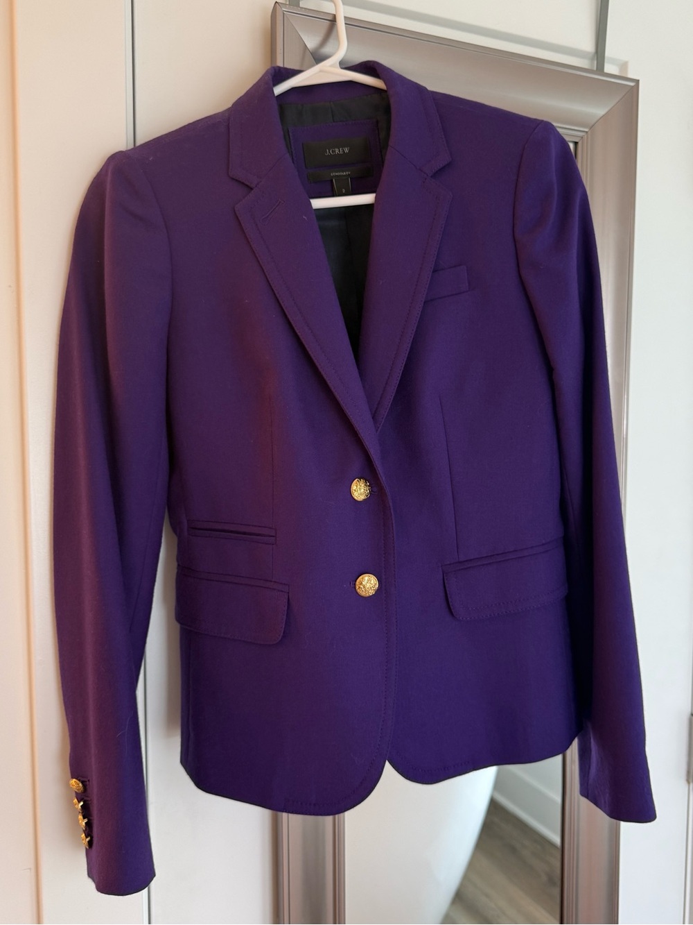 Purple Schoolboy Blazer with Gold Buttons